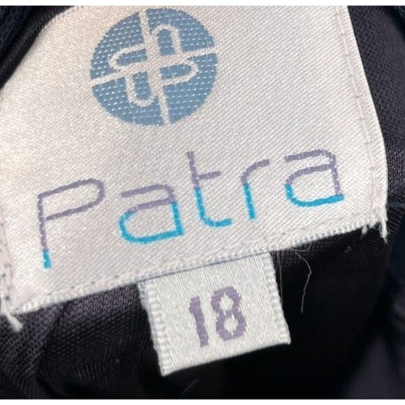 Patra Dress Women's Size 18 Navy Maxi Floral Beads Sequins Embroidery - Picture 7 of 8